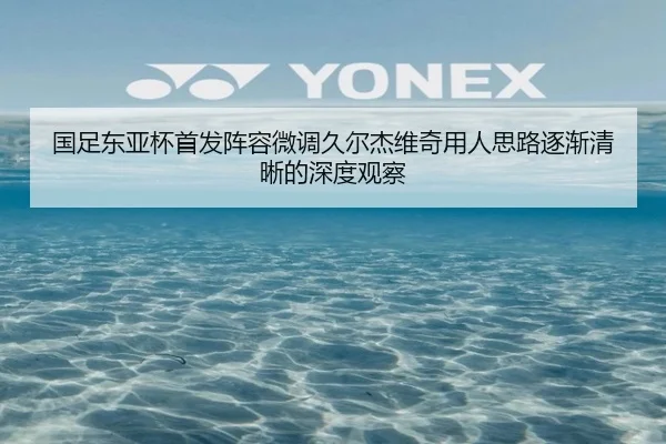 国足东亚杯首发阵容微调久尔杰维奇用人思路逐渐清晰的深度观察